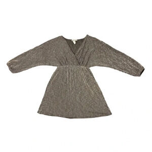 Caution to the Wind Mini Dress | Black and White Stripes | Size  L